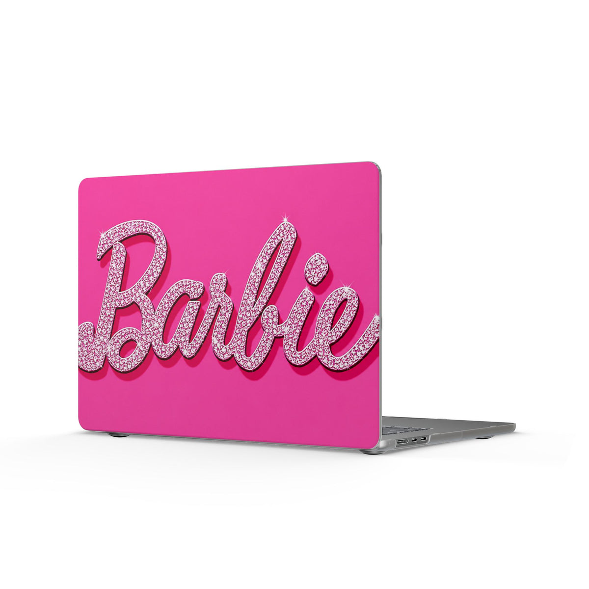 Pink Bedazzled Barbie Macbook Case