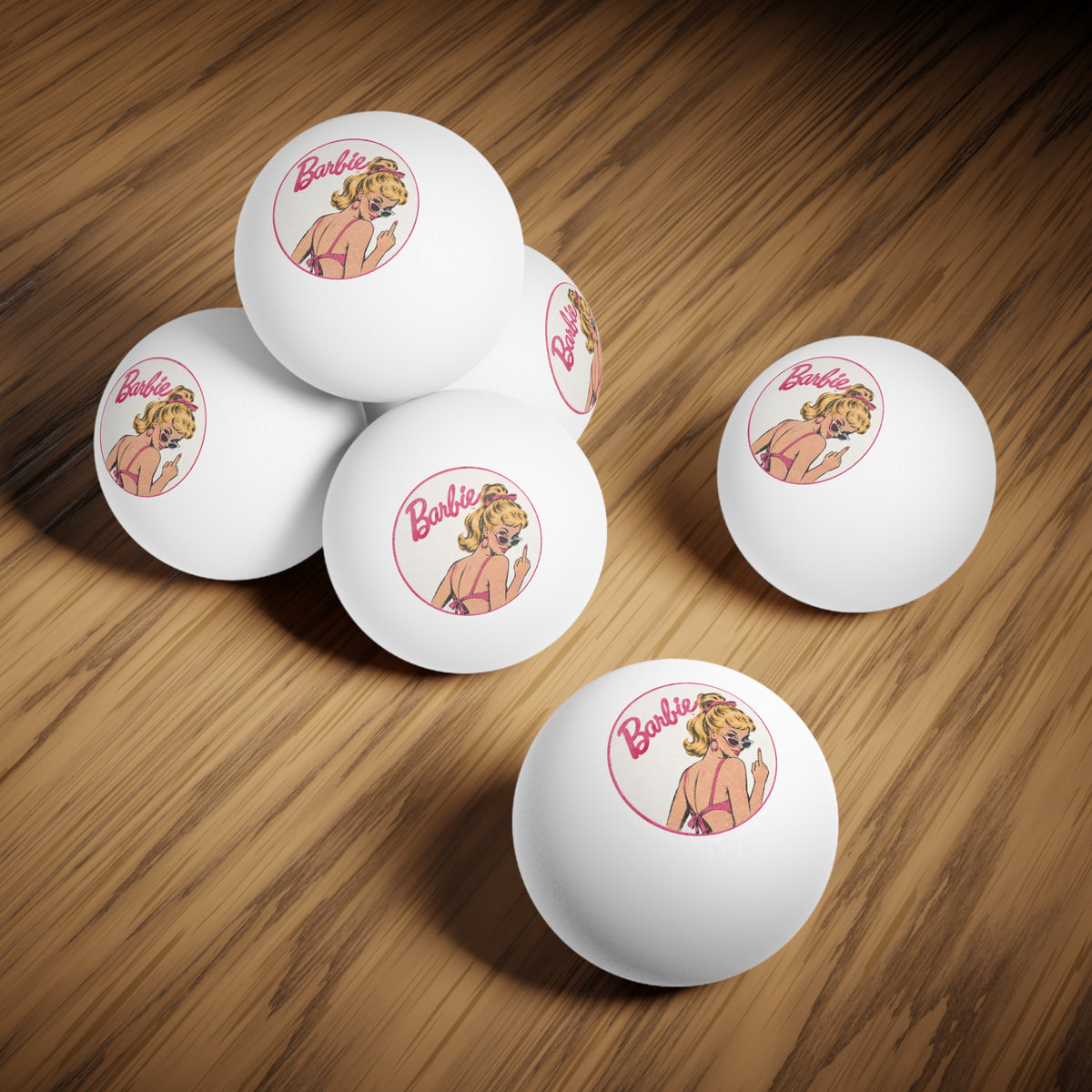 Barbie Retro Middle Finger Ping Pong Ball I Barbie