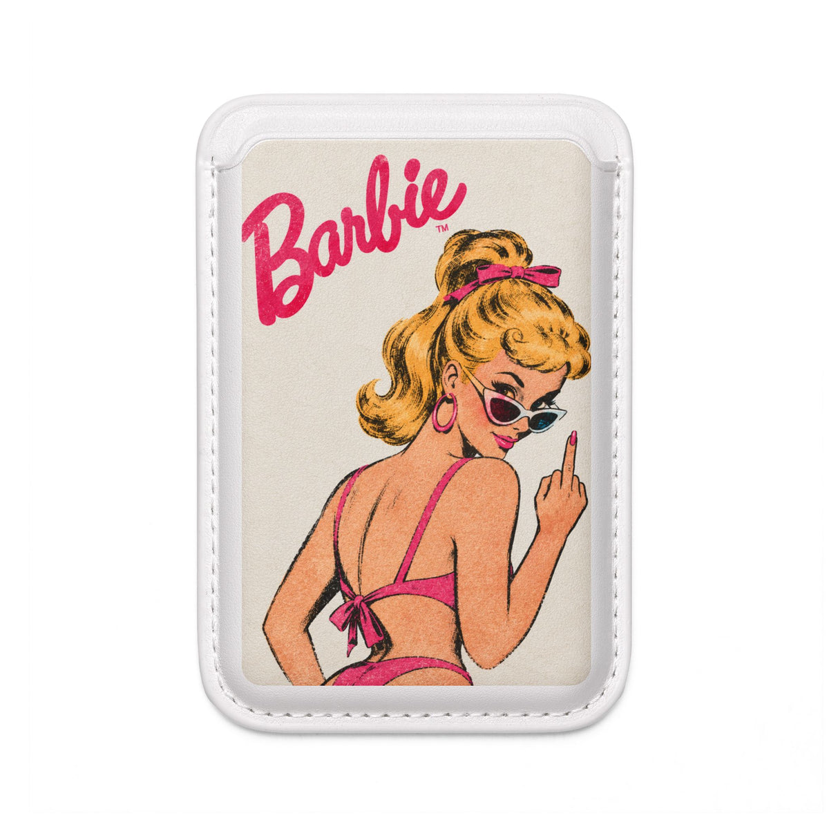 Retro Barbie Magsafe Cardholder I Barbie I Vegan