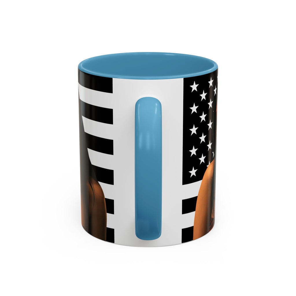 Inde Navarette Black America Flag Mug I Obsession