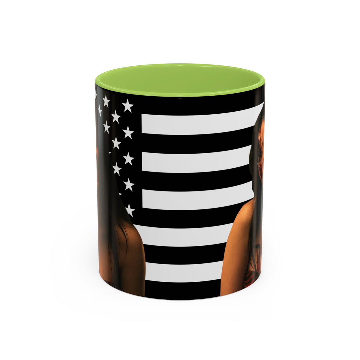 Inde Navarette Black America Flag Mug I Obsession