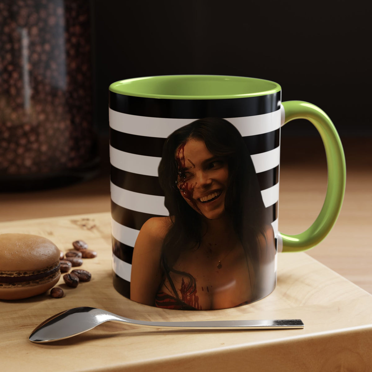 Inde Navarette Black America Flag Mug I Obsession