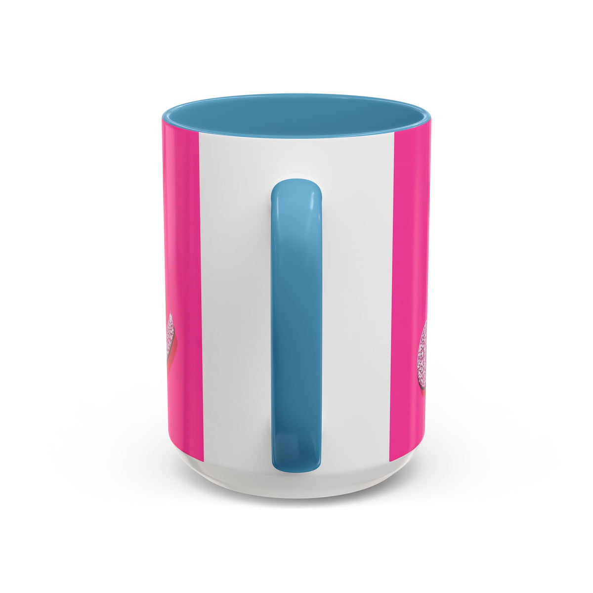 Barbie Pink Accent Coffee Mug with Rhinestone Script — Glam Tea & Coffee Gift
